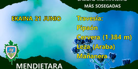 Mendietara-Pipaón – CERVERA – Leza (Araba) Mañanera